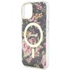 Guess GUHMP14SHCFWSK iPhone 14 / 15 / 136.1 czarny/black hardcase Flower MagSafe